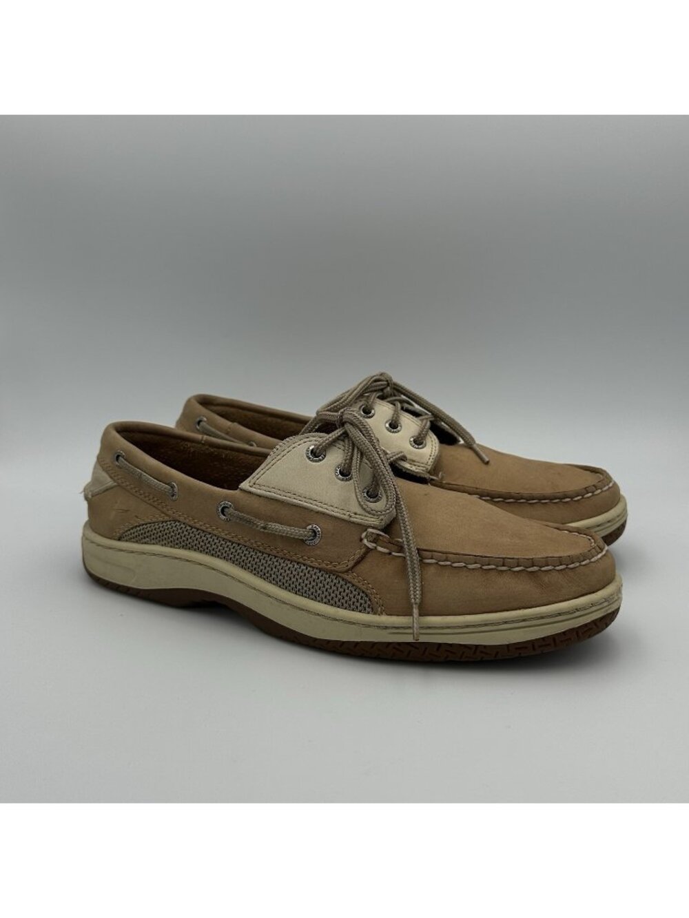 Sperry Billfish 3 Eye Boat Shoes Men’s Size 10 Brown Leather Loafers 0799023